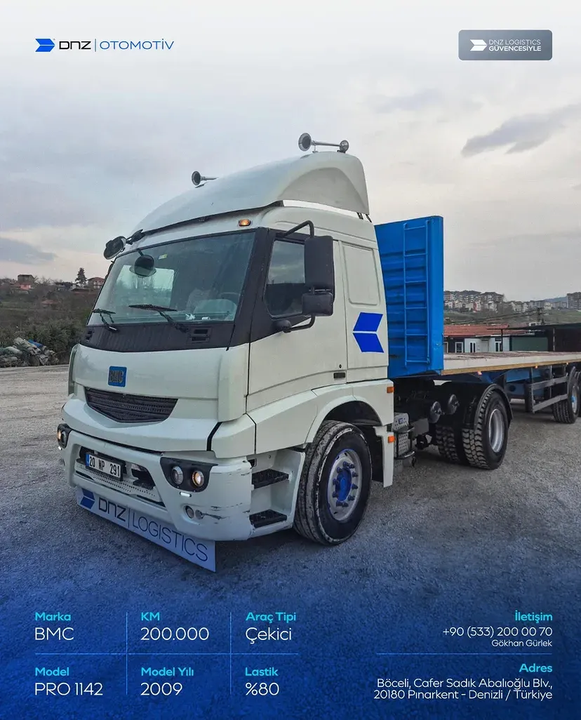 DNZ Otomotiv'den 2009 model BMC PRO 1142