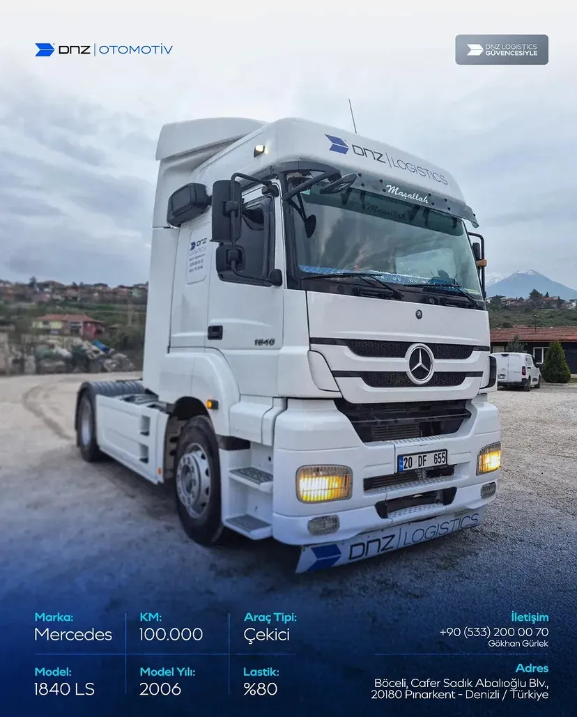 DNZ Otomotiv'den 2006 model Mercedes 1840LS